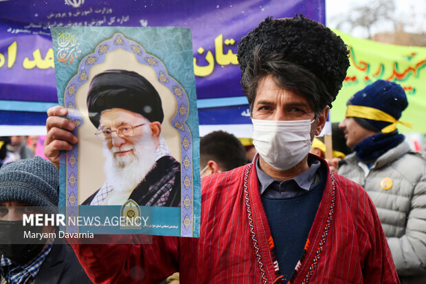 راهپیمایی ۲۲ بهمن در بجنورد