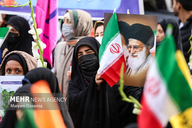 راهپیمایی ۲۲ بهمن در بجنورد