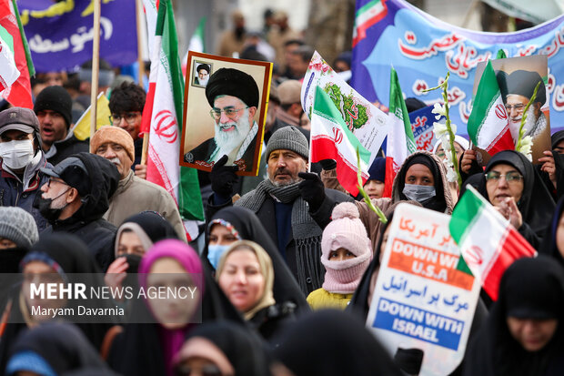 راهپیمایی ۲۲ بهمن در بجنورد