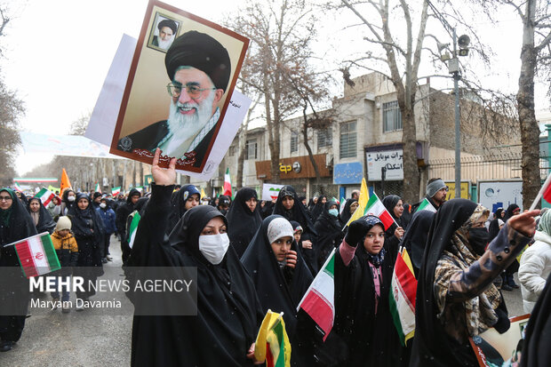 راهپیمایی ۲۲ بهمن در بجنورد