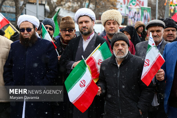 راهپیمایی ۲۲ بهمن در بجنورد