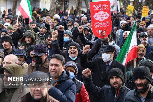 راهپیمایی ۲۲ بهمن در بجنورد