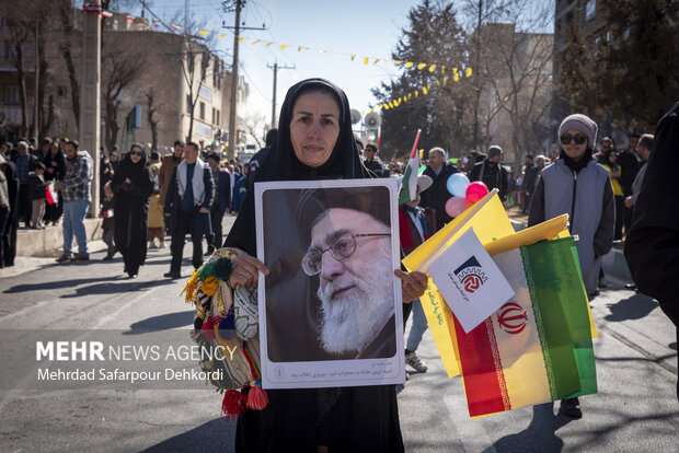 راهپیمایی ۲۲ بهمن در شهرکرد