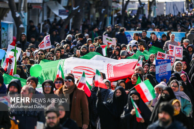 راهپیمایی ۲۲ بهمن در اردبیل