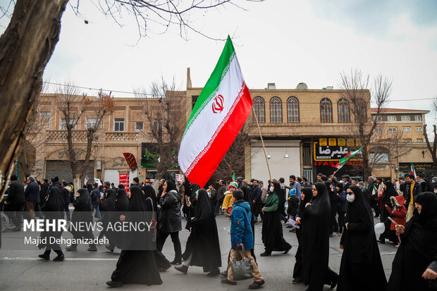راهپیمایی ۲۲ بهمن در یزد