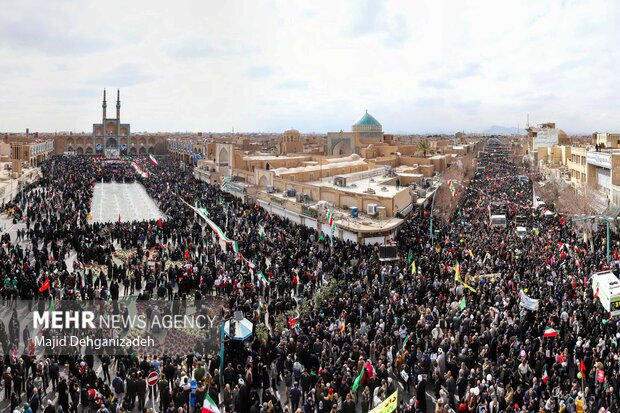 راهپیمایی ۲۲ بهمن در یزد