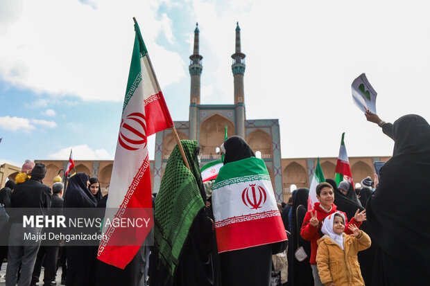 راهپیمایی ۲۲ بهمن در یزد