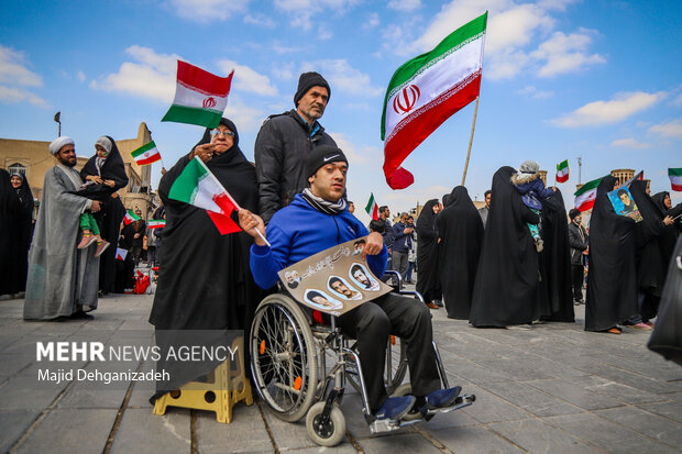 راهپیمایی ۲۲ بهمن در یزد