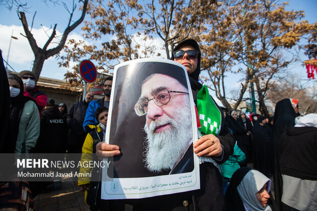 راهپیمایی ۲۲ بهمن در قزوین