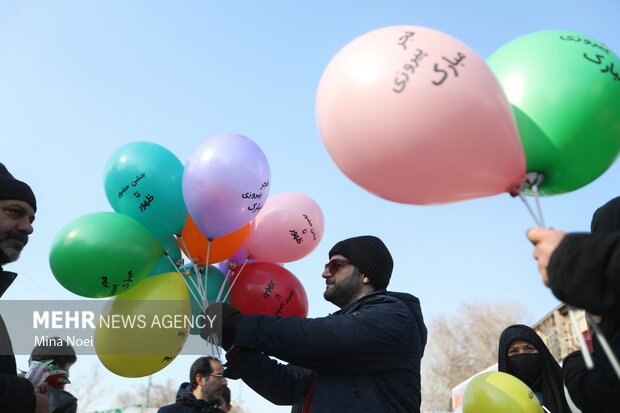 راهپیمایی ۲۲ بهمن در تبریز