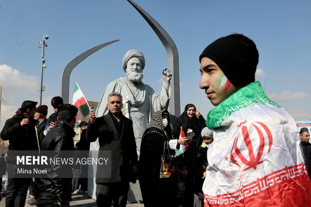 راهپیمایی ۲۲ بهمن در تبریز