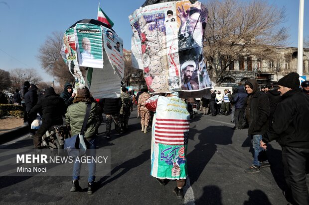 راهپیمایی ۲۲ بهمن در تبریز