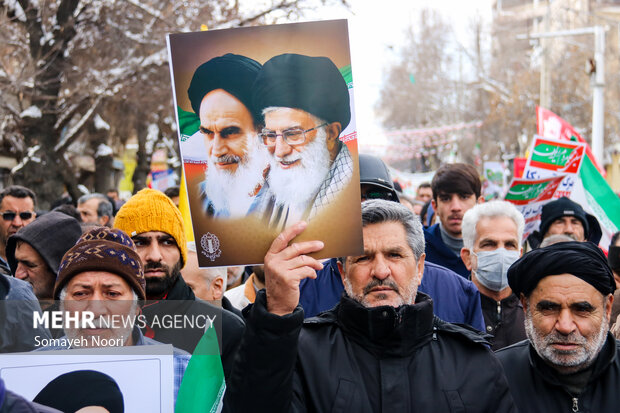 راهپیمایی ۲۲ بهمن در کرمانشاه