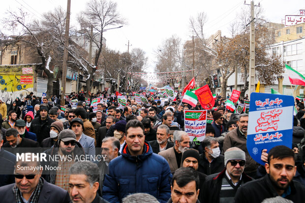 راهپیمایی ۲۲ بهمن در کرمانشاه