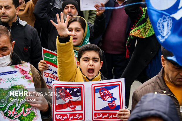 راهپیمایی ۲۲ بهمن در کرمانشاه