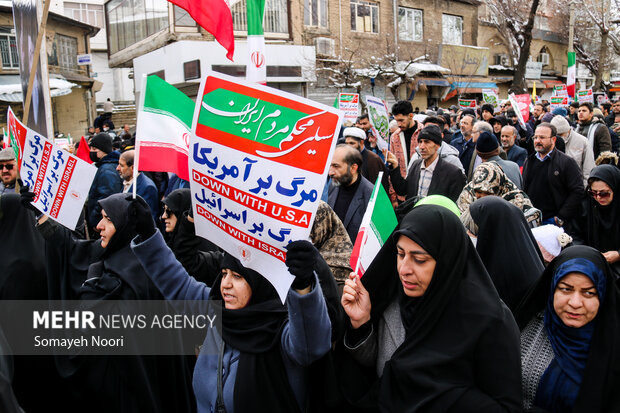 راهپیمایی ۲۲ بهمن در کرمانشاه