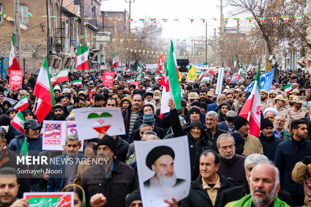 راهپیمایی ۲۲ بهمن در کرمانشاه