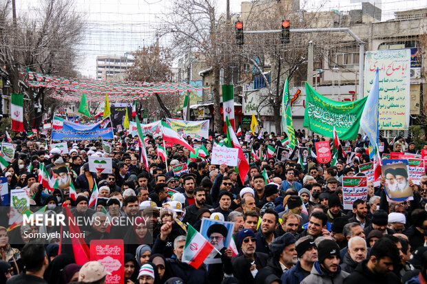 راهپیمایی ۲۲ بهمن در کرمانشاه