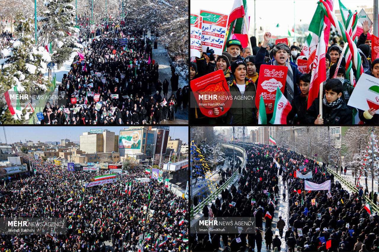 Islam Rally Iranians mark Islamic Revolution anniversary with rallies - Mehr News ...