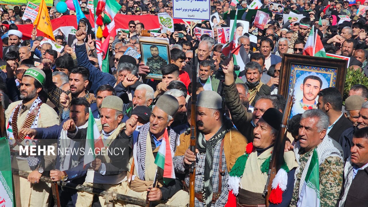 راهپیمایی ۲۲ بهمن کهگیلویه و بویراحمد حماسه ساز شد