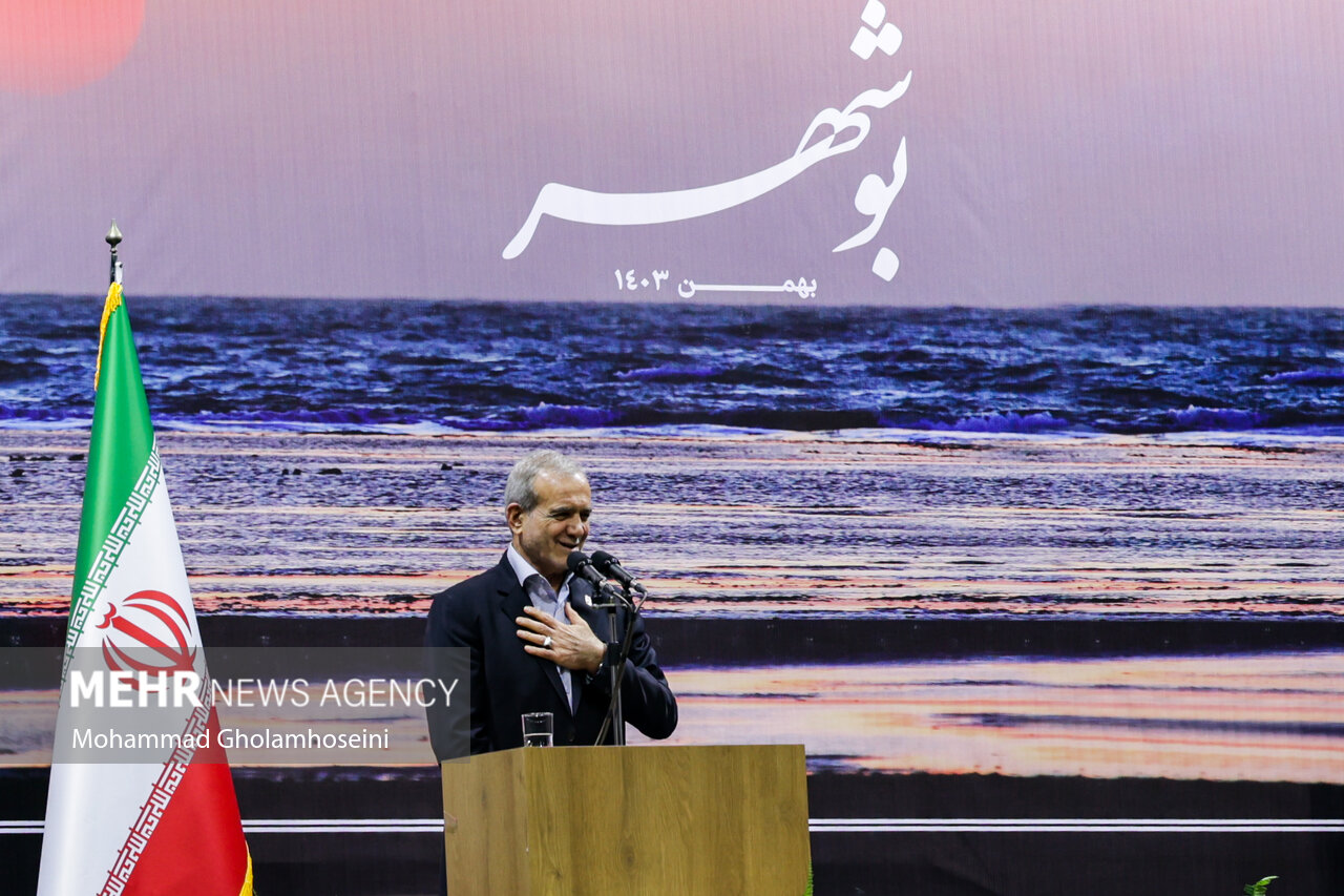 یک سفر با ۳۱ مصوبه؛ پاسخ دولت به مطالبات مردم بوشهر