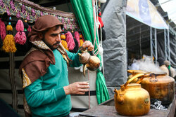 پذیرایی موکب‌ها از زائران نیمه شعبان مسجد جمکران