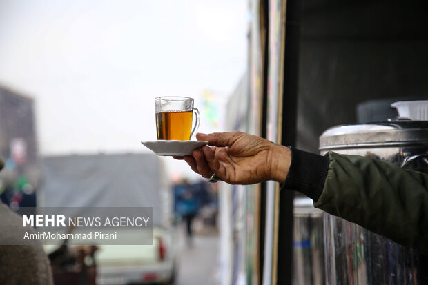 پذیرایی موکب ها از زائران نیمه شعبان مسجد جمکران