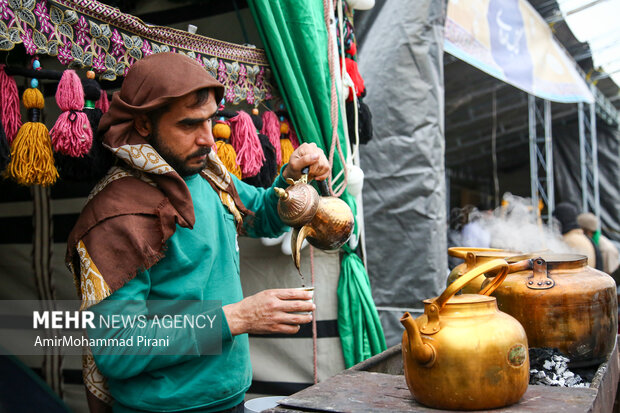 پذیرایی موکب ها از زائران نیمه شعبان مسجد جمکران