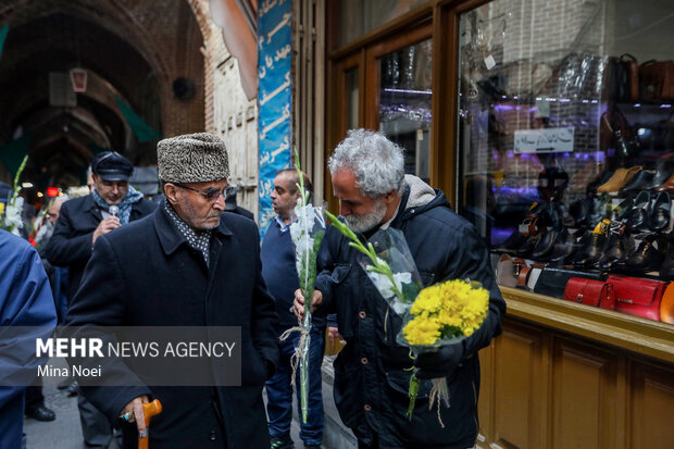 جشن نیمه شعبان در بازار تاریخی تبریز