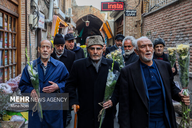 جشن نیمه شعبان در بازار تاریخی تبریز