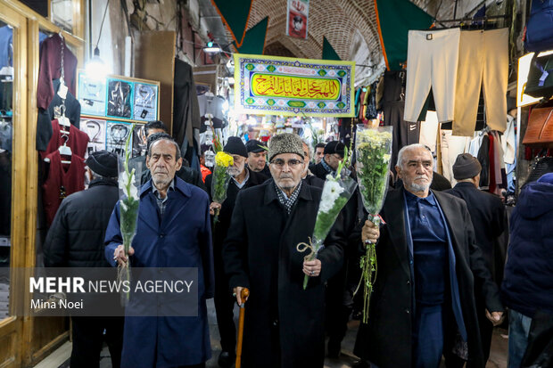 جشن نیمه شعبان در بازار تاریخی تبریز