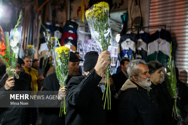 جشن نیمه شعبان در بازار تاریخی تبریز