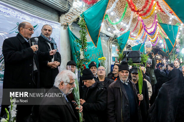 جشن نیمه شعبان در بازار تاریخی تبریز