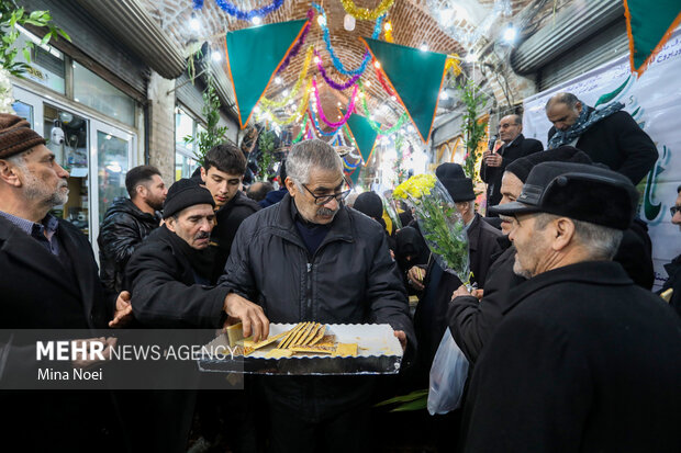 حضور سبز انتظار؛ بازار تبریز، تجلی عشق و امید در میلاد قائم آل محمد