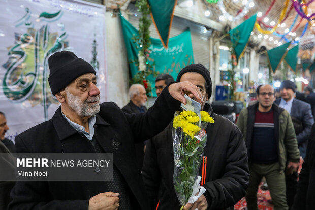 جشن نیمه شعبان در بازار تاریخی تبریز