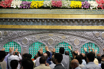 VIDEO: Imam Reza shrine decorated with flowers on Mid-Shaban