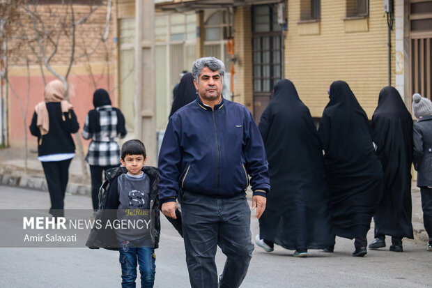 مراسم شادپیمایی نیمه شعبان در سمنان