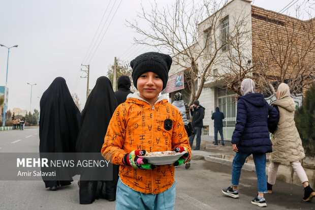 مراسم شادپیمایی نیمه شعبان در سمنان