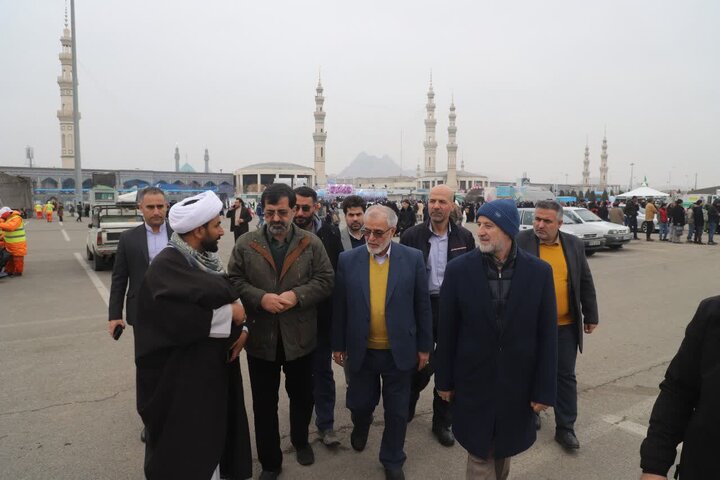 معاون وزیر کشور از فعالیت های مواکب نیمه شعبان قم بازدید کرد