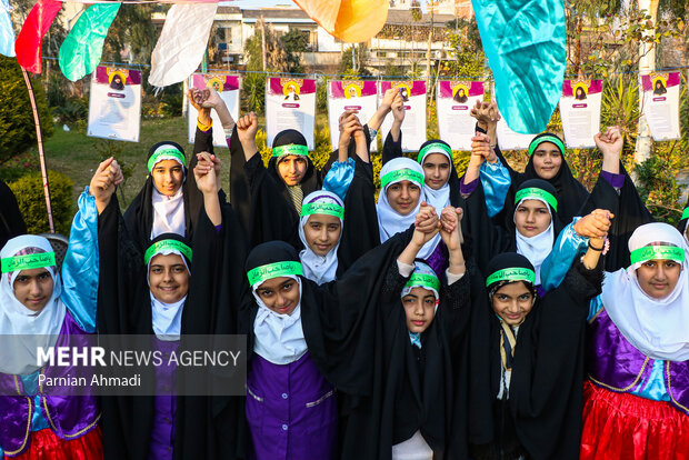 جشن ولادت امام زمان در آمل