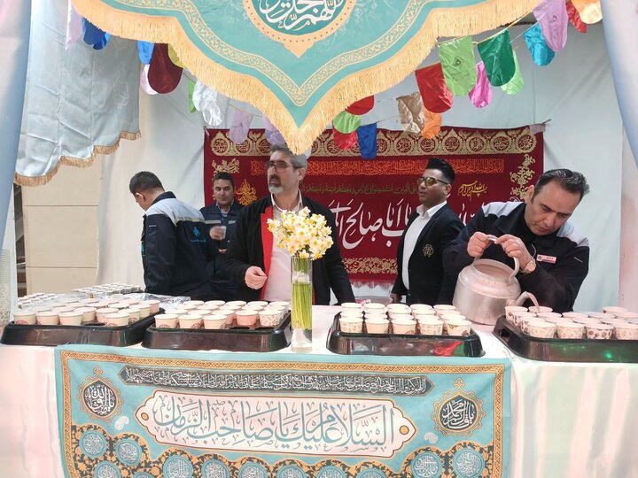 پذیرایی موکب بقیهالله در نیمه شعبان