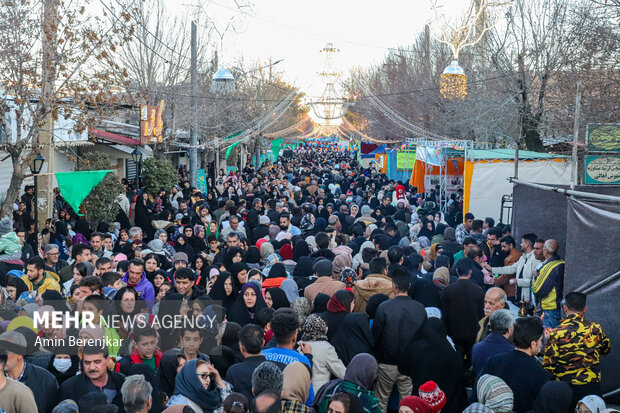 جشن بزرگ نیمه شعبان در آباده استان فارس