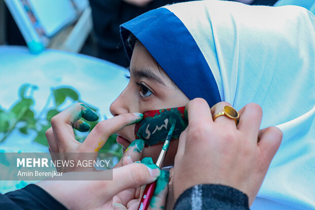 جشن بزرگ نیمه شعبان در آباده استان فارس