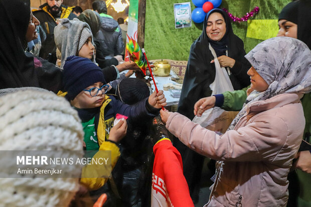 جشن بزرگ نیمه شعبان در آباده استان فارس