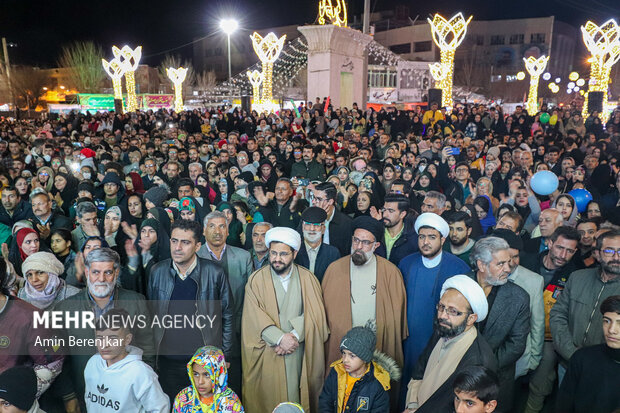 جشن بزرگ نیمه شعبان در آباده استان فارس