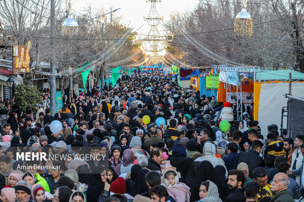 جشن بزرگ نیمه شعبان در آباده استان فارس