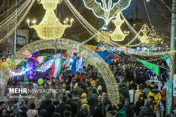 جشن بزرگ نیمه شعبان در آباده استان فارس