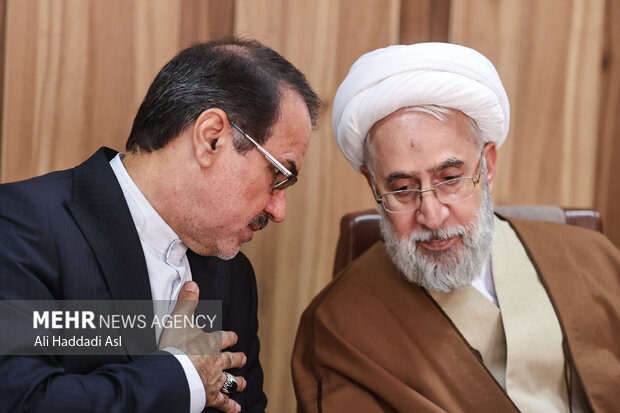 ذبیح الله خدائیان در آئین تکریم و معارفه دبیر سابق ستاد حقوق بشر