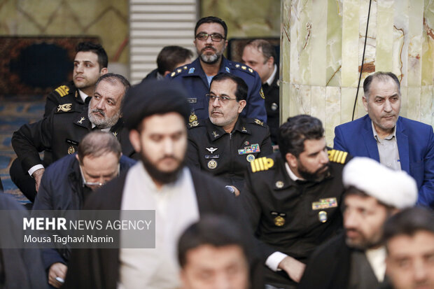 مراسم ترحیم پدر دریادار شهرام ایرانی فرمانده نداجا