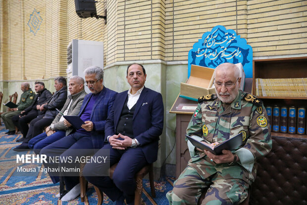 مراسم ترحیم پدر دریادار شهرام ایرانی فرمانده نداجا
